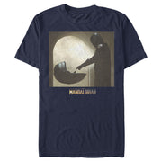 Men's Star Wars: The Mandalorian The Child Bounty Silhouette  Adult T-Shirt