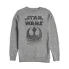 Men's Star Wars The Last Jedi Rebel Logo Fleck  Adult Sweatshirt