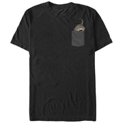 Men's Lost Gods Pocket Cat Tail  Adult T-Shirt