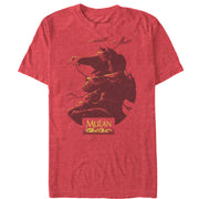 Men's Mulan Circle Poster  Adult T-Shirt