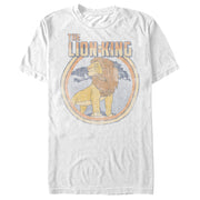 Men's Lion King Vintage Mufasa  Adult T-Shirt