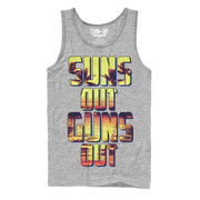 Men's CHIN UP Guns Out  Adult Tank Top