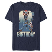 Men's Marvel Captain America 8th Birthday  Adult T-Shirt