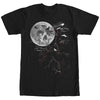 Men's Lost Gods Halloween Midnight Skull Moon  Adult T-Shirt