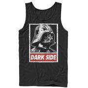 Men's Star Wars Dark Side Poster  Adult Tank Top