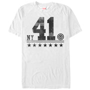 Men's Marvel Captain America NY 41  Adult T-Shirt