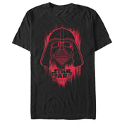 Men's Star Wars Rogue One Darth Vader Helmet Spray Paint  Adult T-Shirt