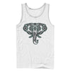 Men's Lost Gods Wise Elephant Henna  Adult Tank Top