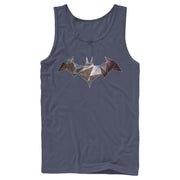 Men's Batman Logo Geometric Wing  Adult Tank Top