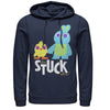 Men's Toy Story Ducky & Bunny Stuck With Us  Adult Pull Over Hoodie