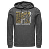 Men's MTV Cheetah Print Logo  Adult Pull Over Hoodie