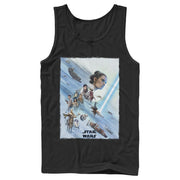 Men's Star Wars: The Rise of Skywalker Rey Poster  Adult Tank Top