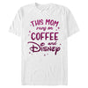 Men's Disney This Mom Runs On Coffee  Adult T-Shirt