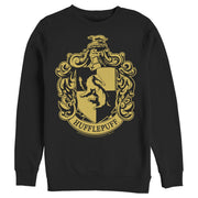 Men's Harry Potter Hufflepuff House Crest  Adult Sweatshirt