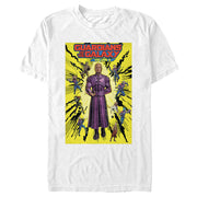 Men's Guardians of the Galaxy Vol. 3 High Evolutionary Group Comic Book Poster  Adult T-Shirt