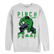 Men's Marvel St. Patrick's Day Hulk Pinch Proof  Adult Sweatshirt