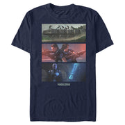 Men's Star Wars: The Mandalorian Playtime on Morak  Adult T-Shirt