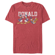 Men's Mickey & Friends Donald Duck Poses  Adult T-Shirt