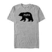 Men's Lost Gods Papa Bear Silhouette  Adult T-Shirt