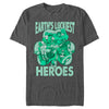 Men's Marvel St. Patrick's Day Earth's Luckiest Heroes  Adult T-Shirt