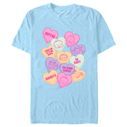 Men's Rugrats Candy Hearts  Adult T-Shirt