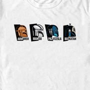 Men's Star Wars: The Mandalorian Character Helmets  Adult T-Shirt