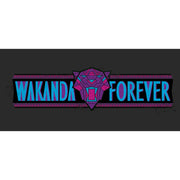 Men's Marvel: Black Panther: Wakanda Forever Logo Banner  Adult T-Shirt