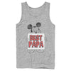 Men's Mickey & Friends Father's Day Best Papa Sign  Adult Tank Top