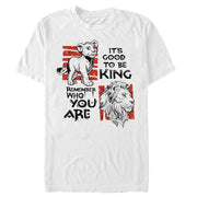 Men's Lion King Good to Be King  Adult T-Shirt