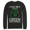 Men's Star Wars St. Patrick's Day Vader Lack of Clover  Adult Long Sleeve Shirt