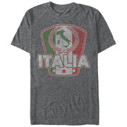 Men's Lost Gods Italy Flag Map  Adult T-Shirt