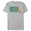 Men's The Simpsons Bart Chalkboard  Adult T-Shirt