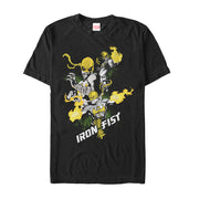 Men's Marvel Iron Fist Powerful  Adult T-Shirt