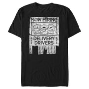 Men's Toy Story Hiring Pizza Planet Drivers  Adult T-Shirt