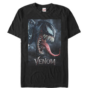 Men's Marvel Venom Film Tongue Portrait  Adult T-Shirt