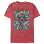 Men's Superman Classic Hero Pose  Adult T-Shirt