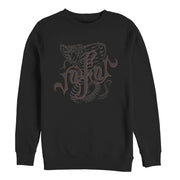 Men's Aladdin Jafar Cobra Scrawl  Adult Sweatshirt