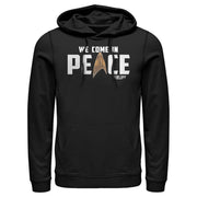 Men's Star Trek: Discovery We Come in Peace  Adult Pull Over Hoodie