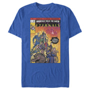 Men's Marvel Eternals Heroes Comic Book Cover  Adult T-Shirt