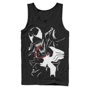 Men's Marvel Venom Paint Print  Adult Tank Top