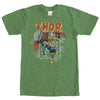 Men's Marvel Thor Comic Book Cent  Adult T-Shirt