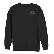 Men's Aladdin Title Logo Badge  Adult Sweatshirt