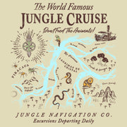 Men's Jungle Cruise Excursion Map  Adult T-Shirt