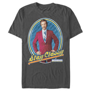 Men's Anchorman Ron Burgundy Stay Classy  Adult T-Shirt