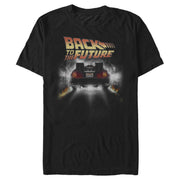 Men's Back to the Future Time Machine Glow  Adult T-Shirt