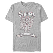 Men's Star Wars Valentine Don't Fly Solo  Adult T-Shirt