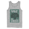 Men's Jurassic World: Fallen Kingdom Save the Dinos Cartoon  Adult Tank Top