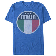 Men's Lost Gods Italy Flag Circle  Adult T-Shirt