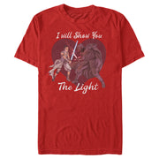 Men's Star Wars Kylo Ren and Rey I Will Show You the Light  Adult T-Shirt