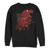 Men's Jurassic Park T. Rex Silhouette  Adult Sweatshirt